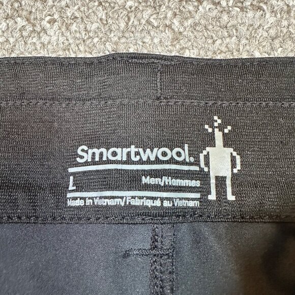 Smartwool Unlined Men's Black Athletic Running Workout Shorts Size Large - Picture 2 of 5
